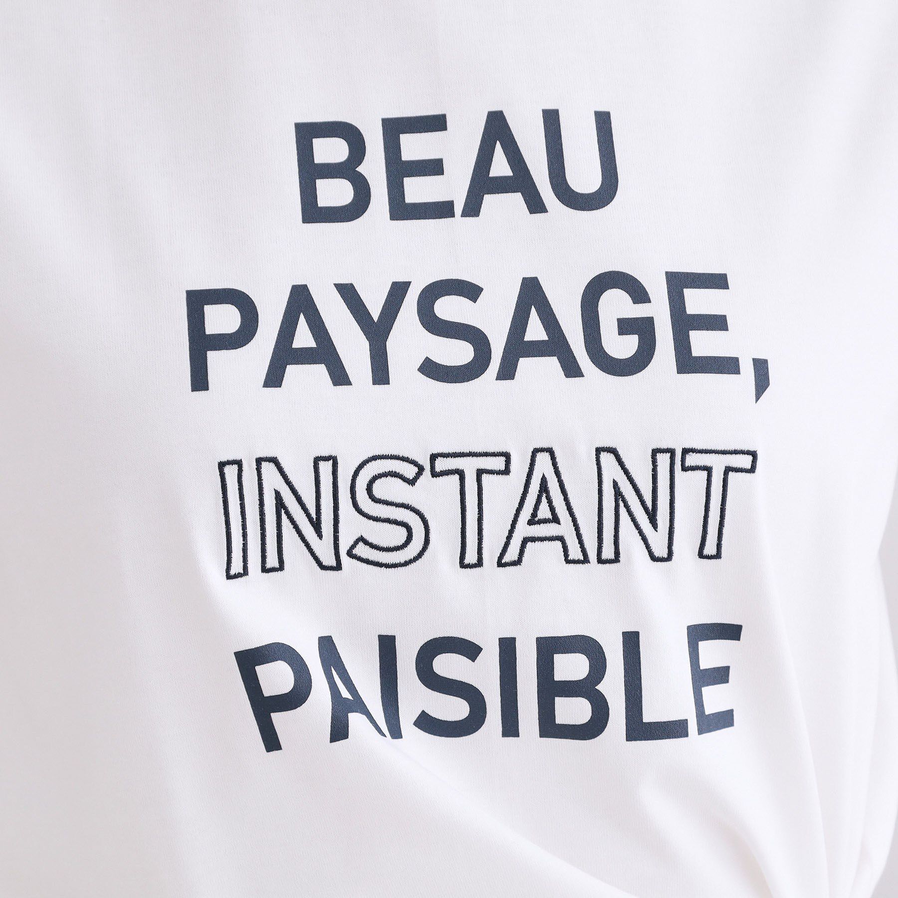 OPAQUE.CLIP「ロゴプリント刺繍アソートTシャツ【洗濯機OK】」|Tシャツ・カットソー|