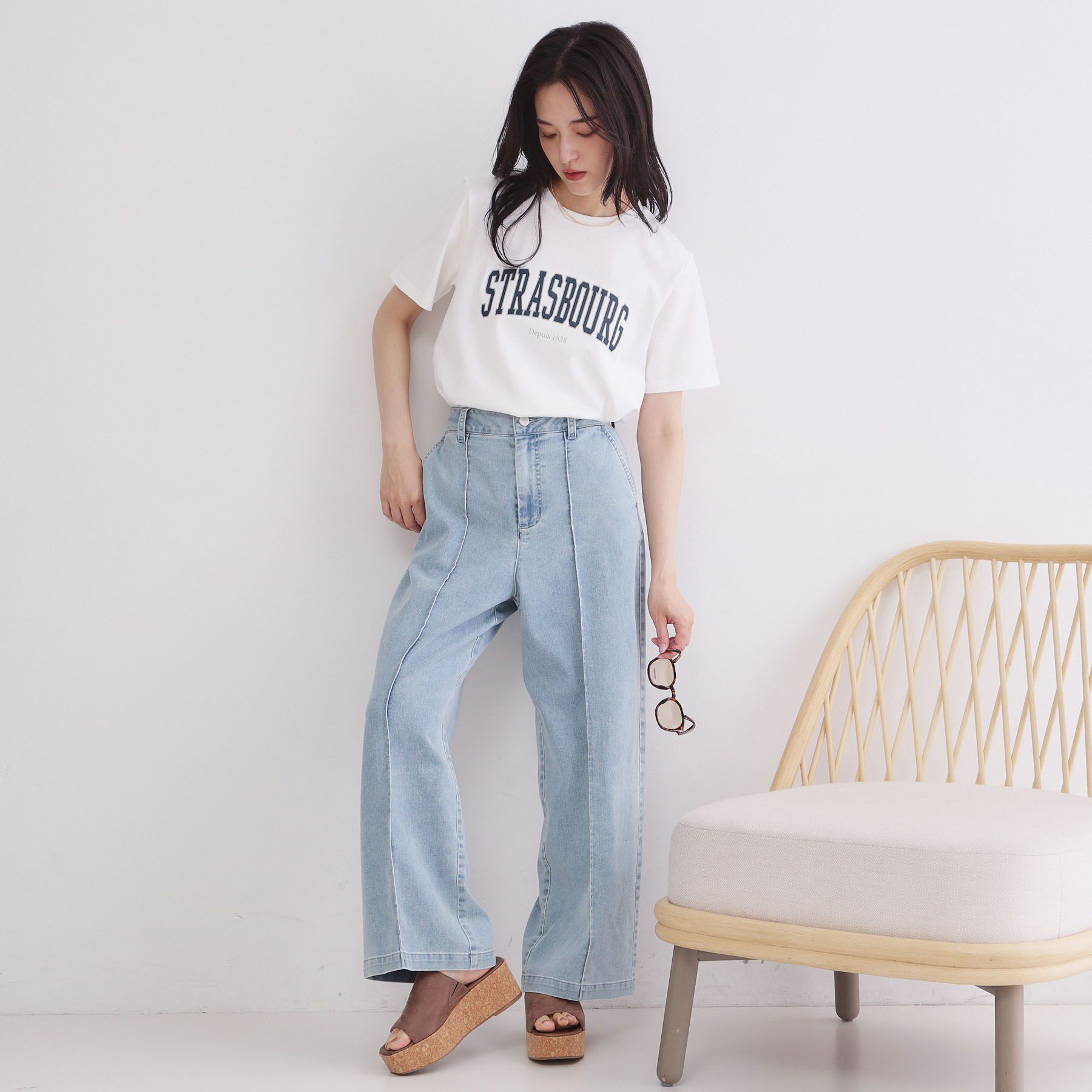 OPAQUE.CLIP「アソートロゴTシャツ【洗濯機OK】」|Tシャツ・カットソー|
