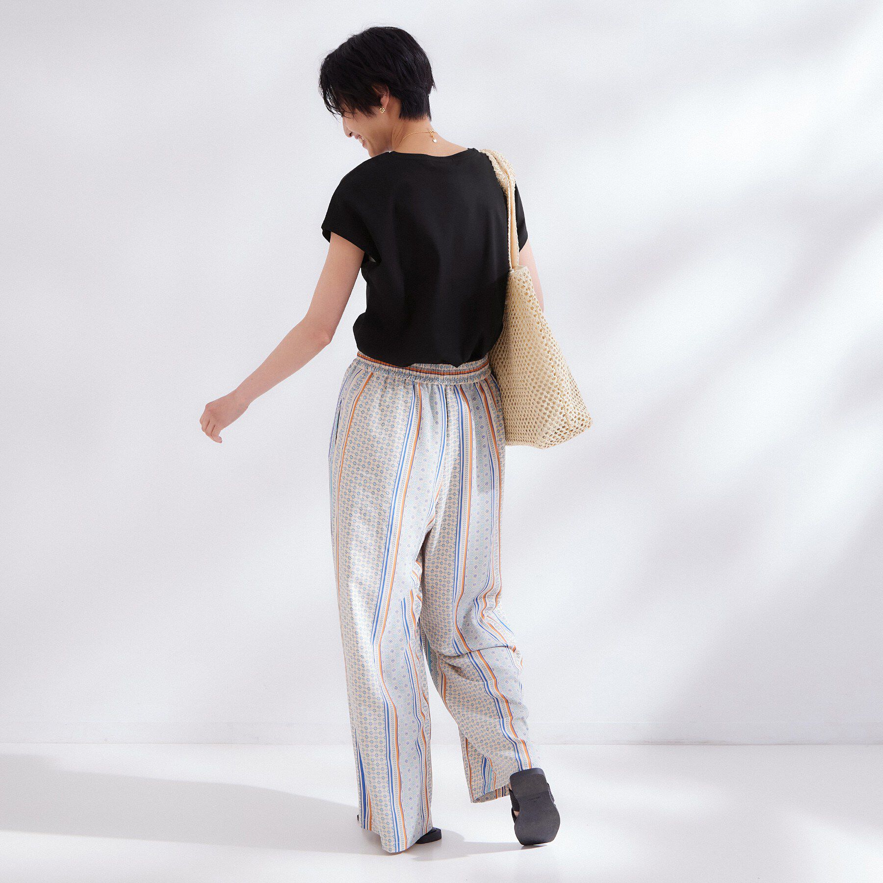 OPAQUE.CLIP「フレンチスリーブカットソー【洗濯機OK】」|Tシャツ・カットソー|