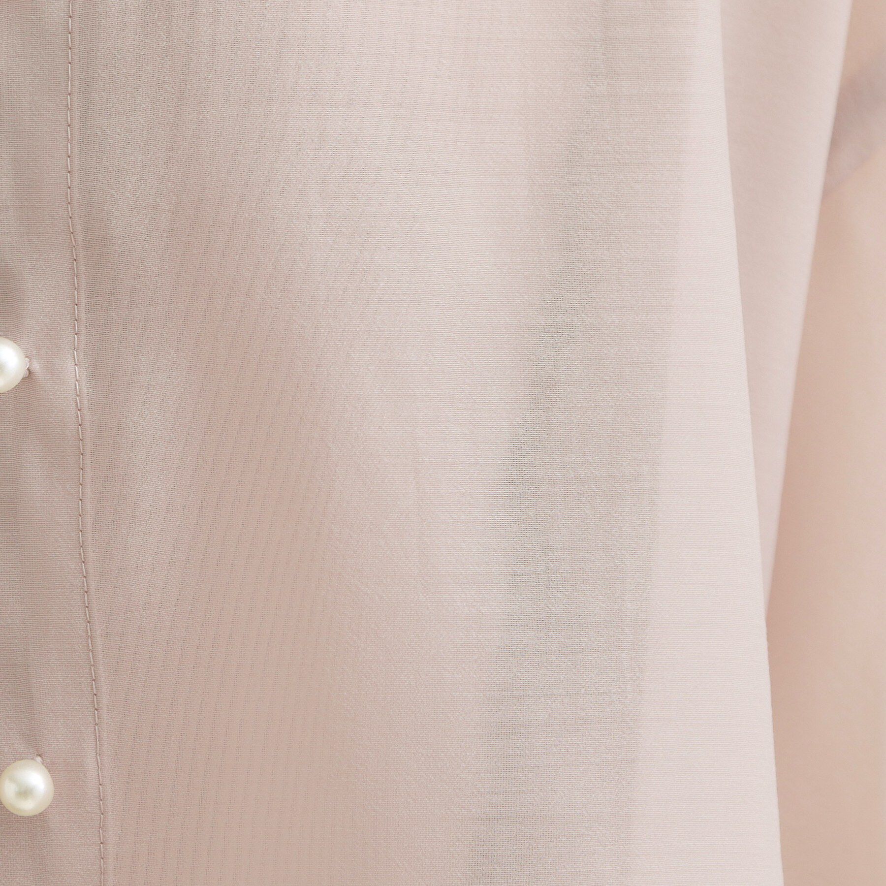 Couture broach「【洗える】ショート丈 シアーシャツ」|シャツ・ブラウス|