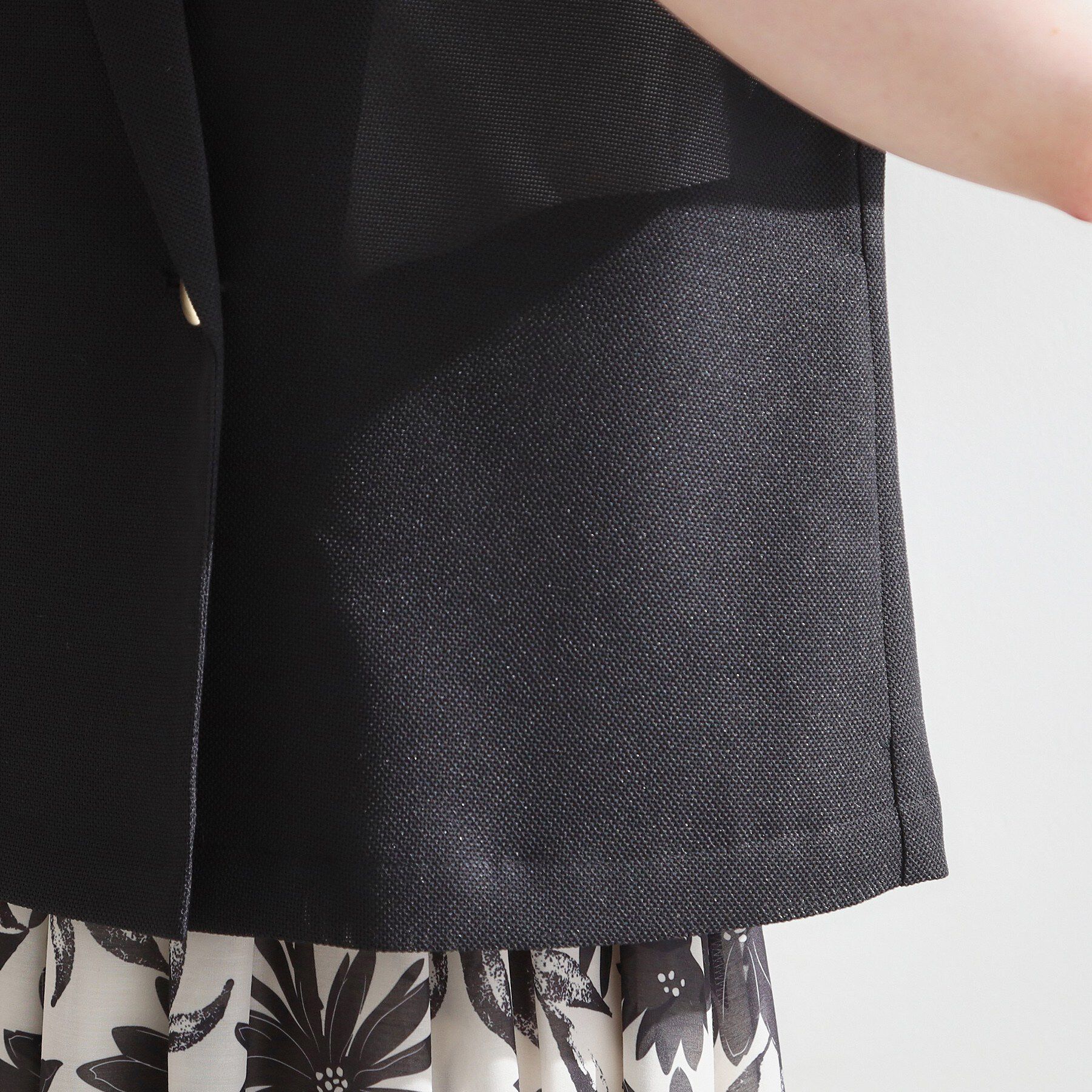 Couture broach「【洗える】メッシュ調 半袖ジャケット」|テーラードジャケット|