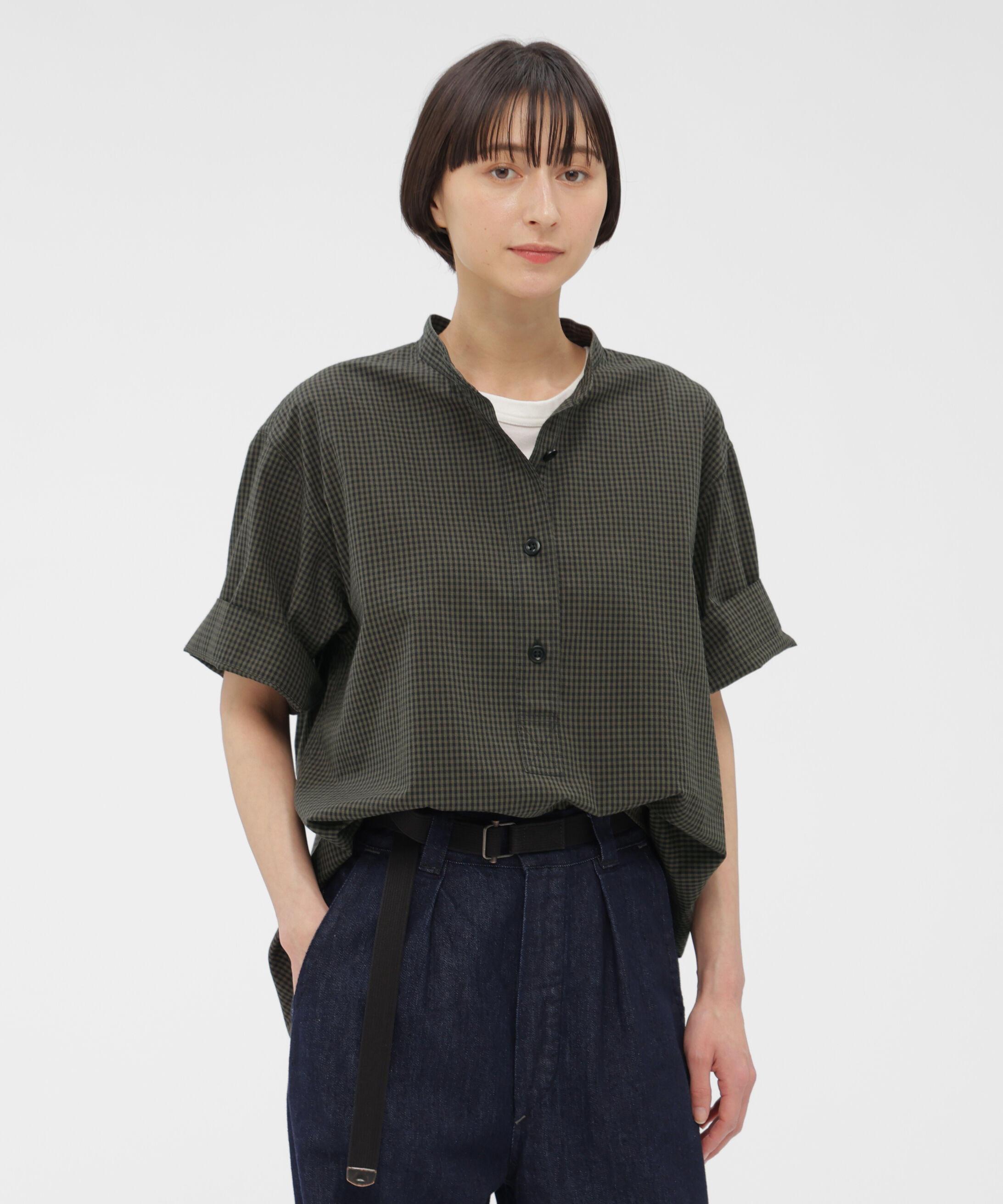 MHL.「YARN DYED COTTON VOILE SHIRT」|シャツ・ブラウス|