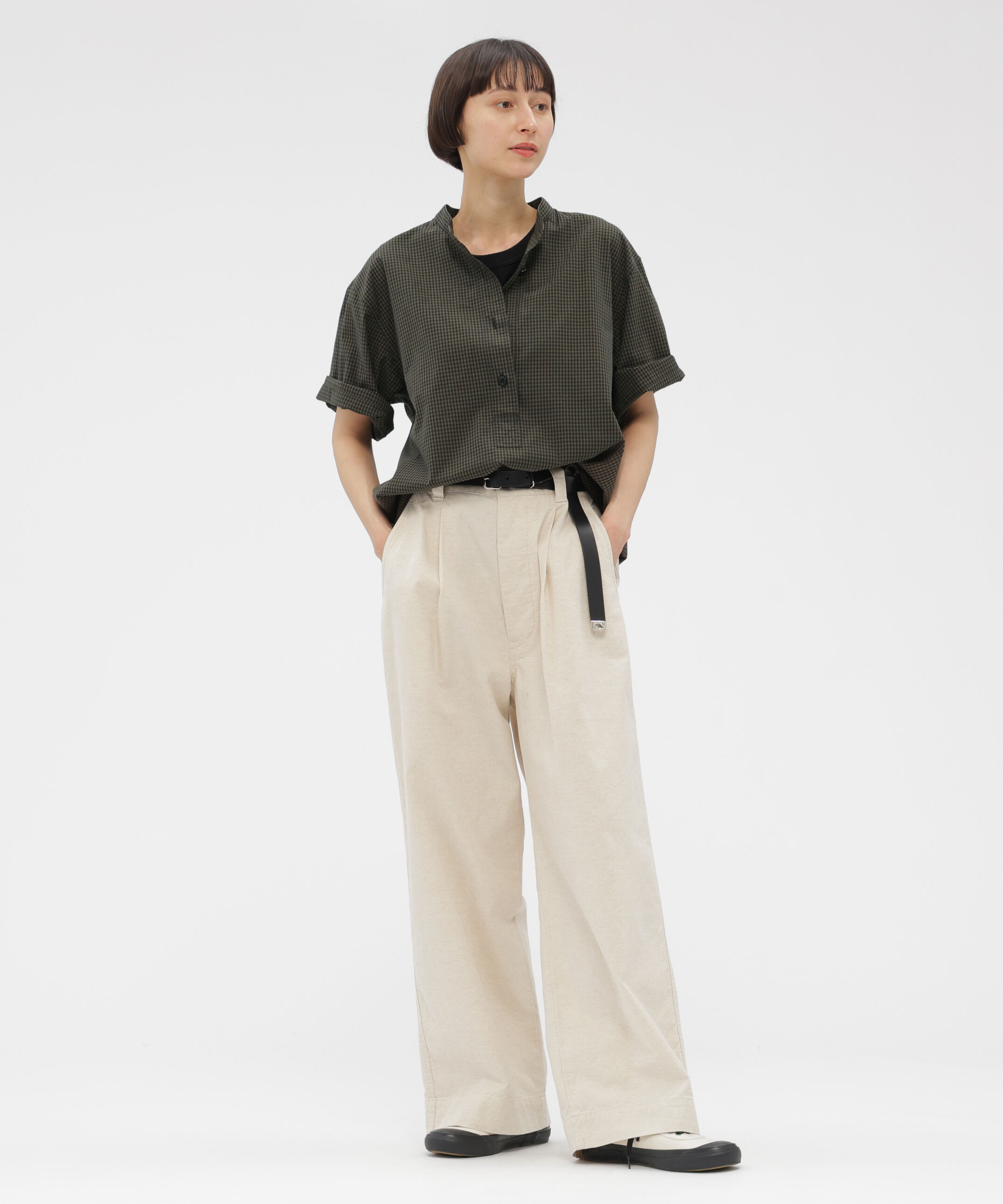 MHL.「YARN DYED COTTON VOILE SHIRT」|シャツ・ブラウス|