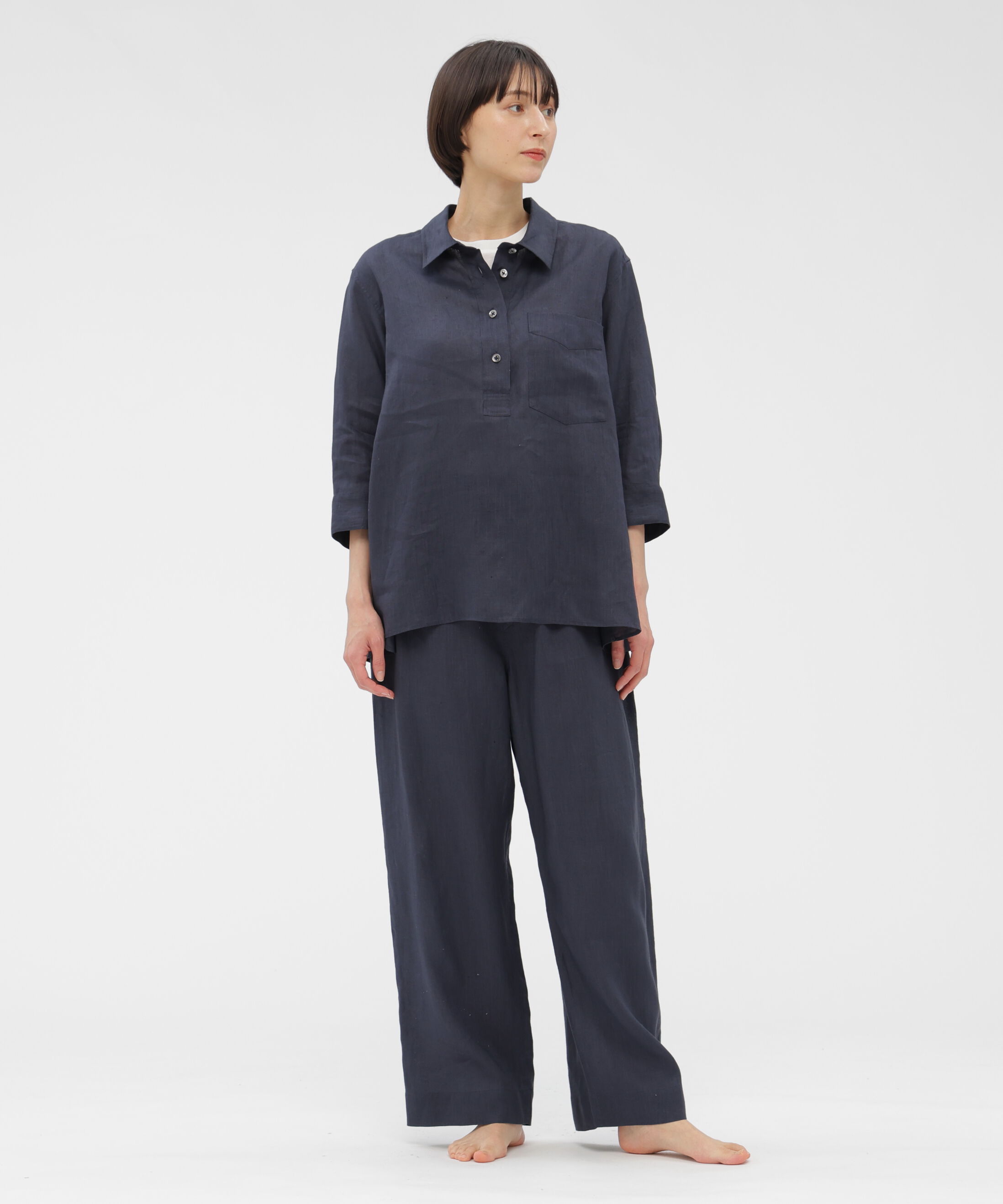 MARGARET HOWELL HOUSEHOLDGOODS「SOFT LINEN SHIRT」|シャツ・ブラウス|