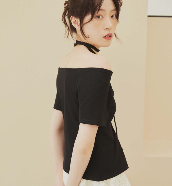 archives「ＦボタンオフショルリブＴＯＰＳ」|Tシャツ・カットソー|