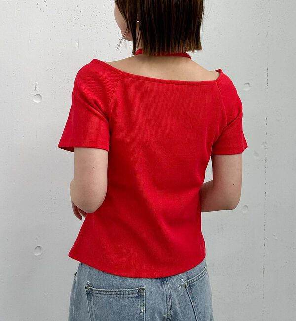 archives「ＦボタンオフショルリブＴＯＰＳ」|Tシャツ・カットソー|