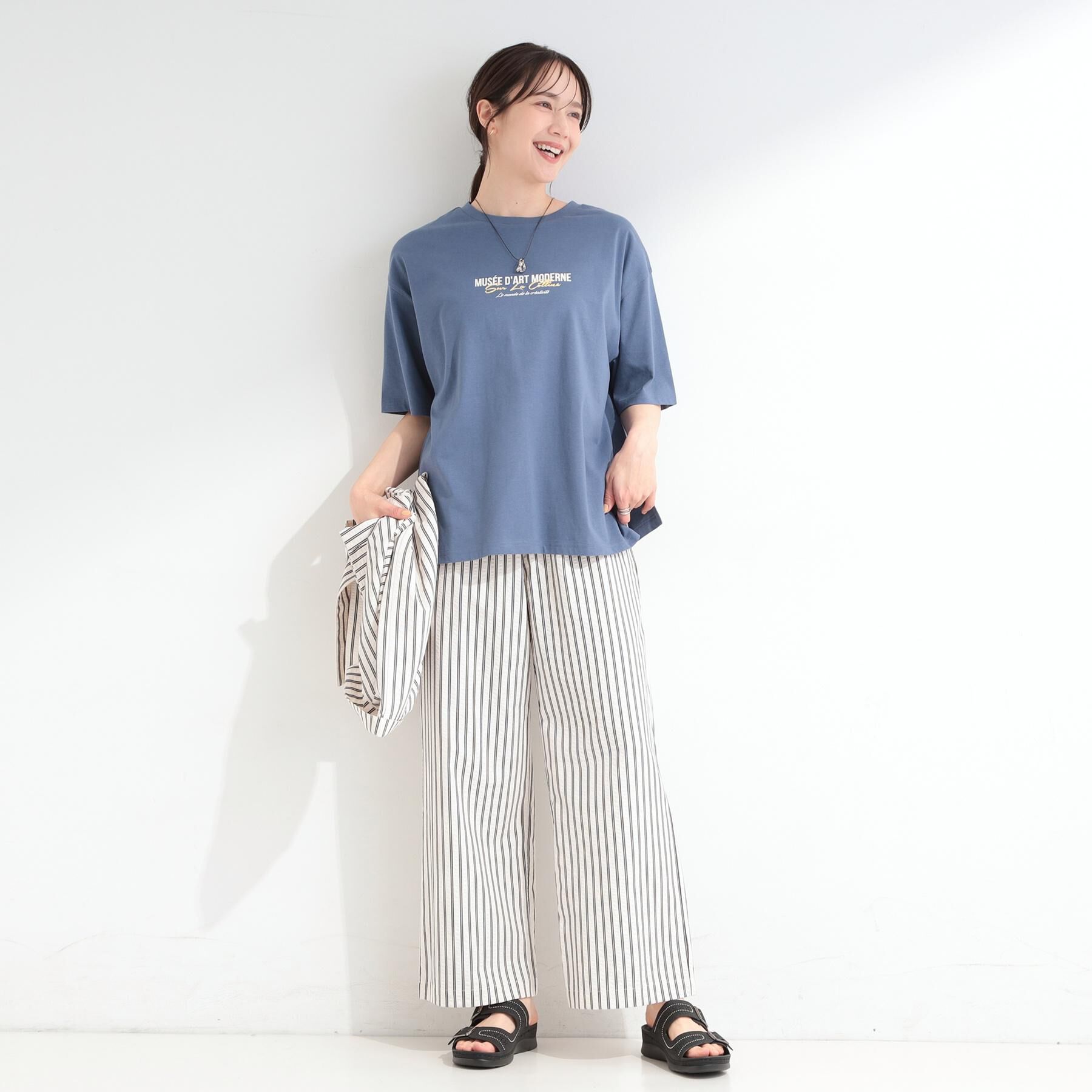 SHOO･LA･RUE「【綿100％/S-LL/プチプラ】選べる3柄 プリントアソートTシャツ」|Tシャツ・カットソー|