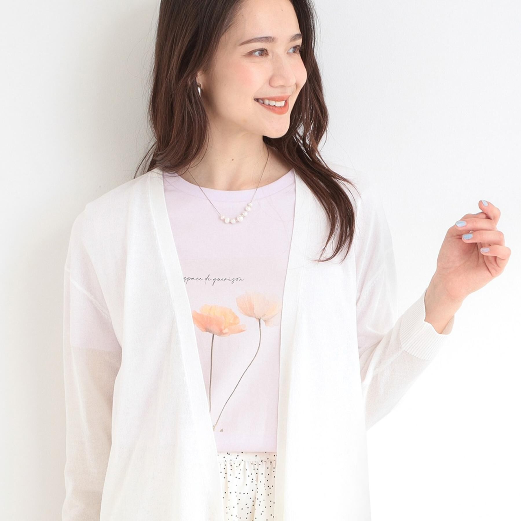 SHOO･LA･RUE「【S-LL/プチプラ/柄が選べる】上品プリントTシャツ」|Tシャツ・カットソー|