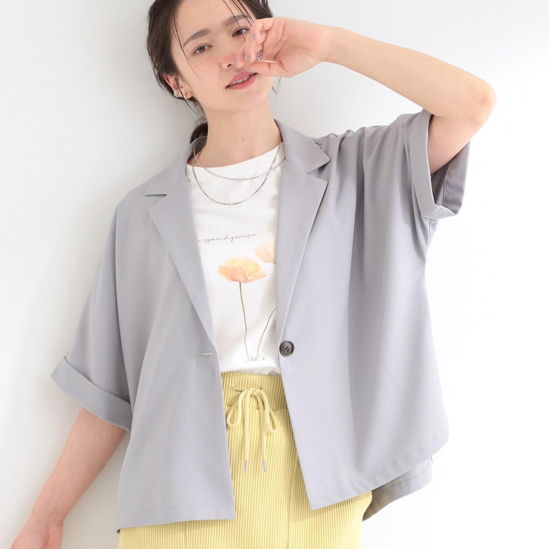 SHOO･LA･RUE「【S-LL/プチプラ/柄が選べる】上品プリントTシャツ」|Tシャツ・カットソー|