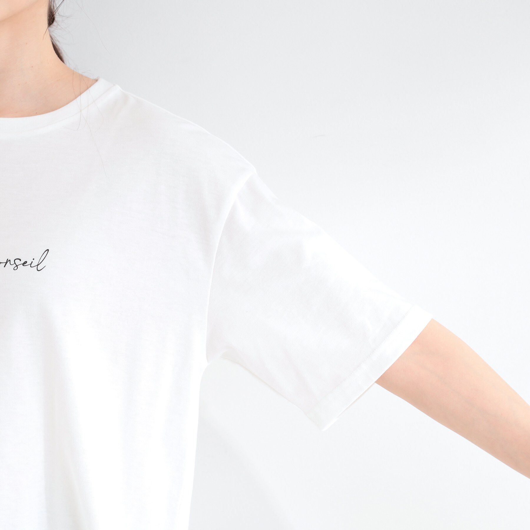 SHOO･LA･RUE「【2点セット/S-LL】ニットベスト＆ロゴTシャツSET」|その他|