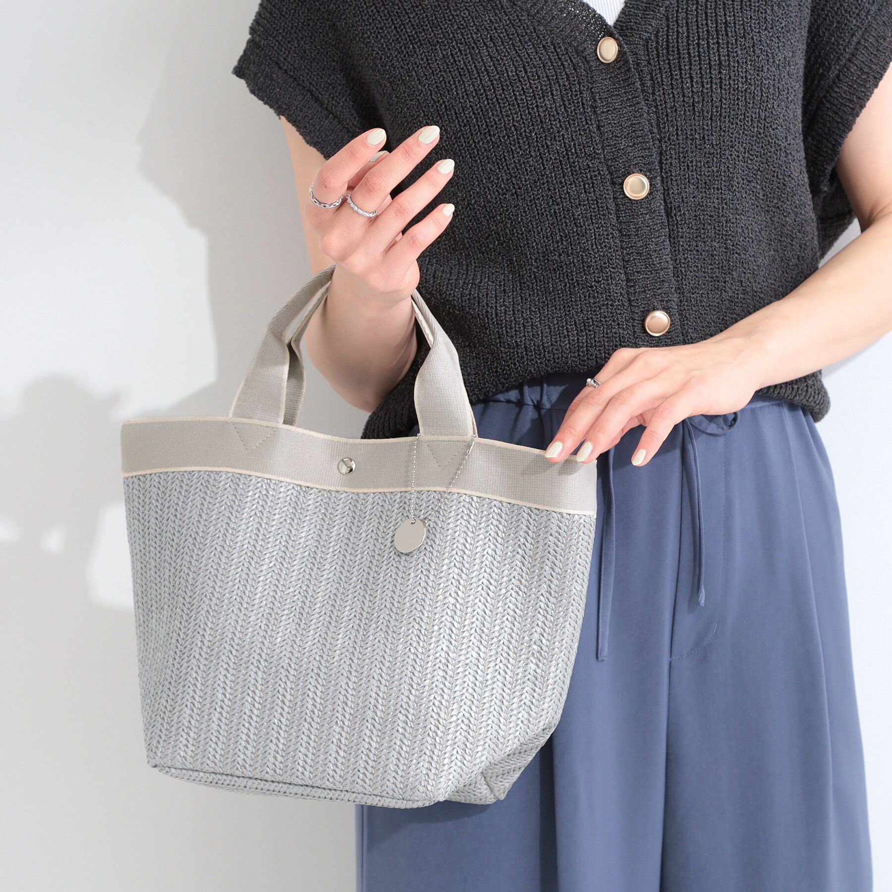 SHOO･LA･RUE「雑材シートランチトートバッグ」|トートバッグ|