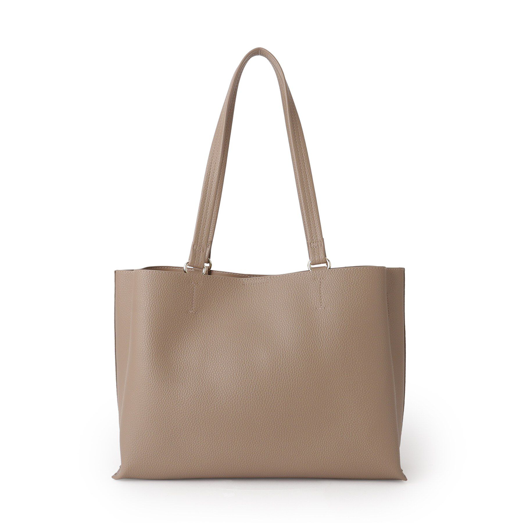 SHOO･LA･RUE「【軽量／A4】ふわっと軽いボックストートバッグ」|トートバッグ|