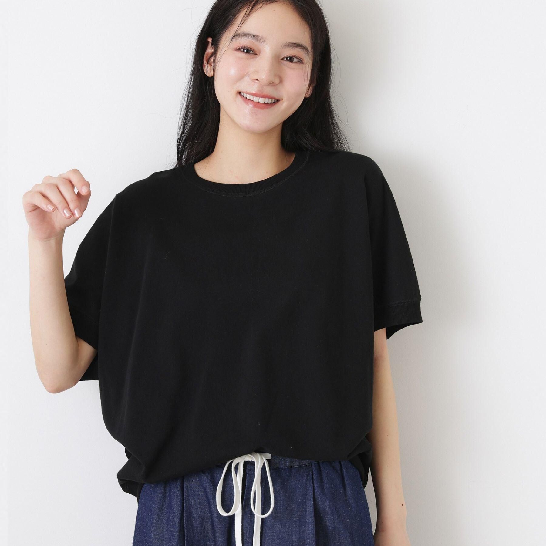 Dessin「【洗える】ミニ裏毛ドルマンスリーブプルオーバー」|Tシャツ・カットソー|
