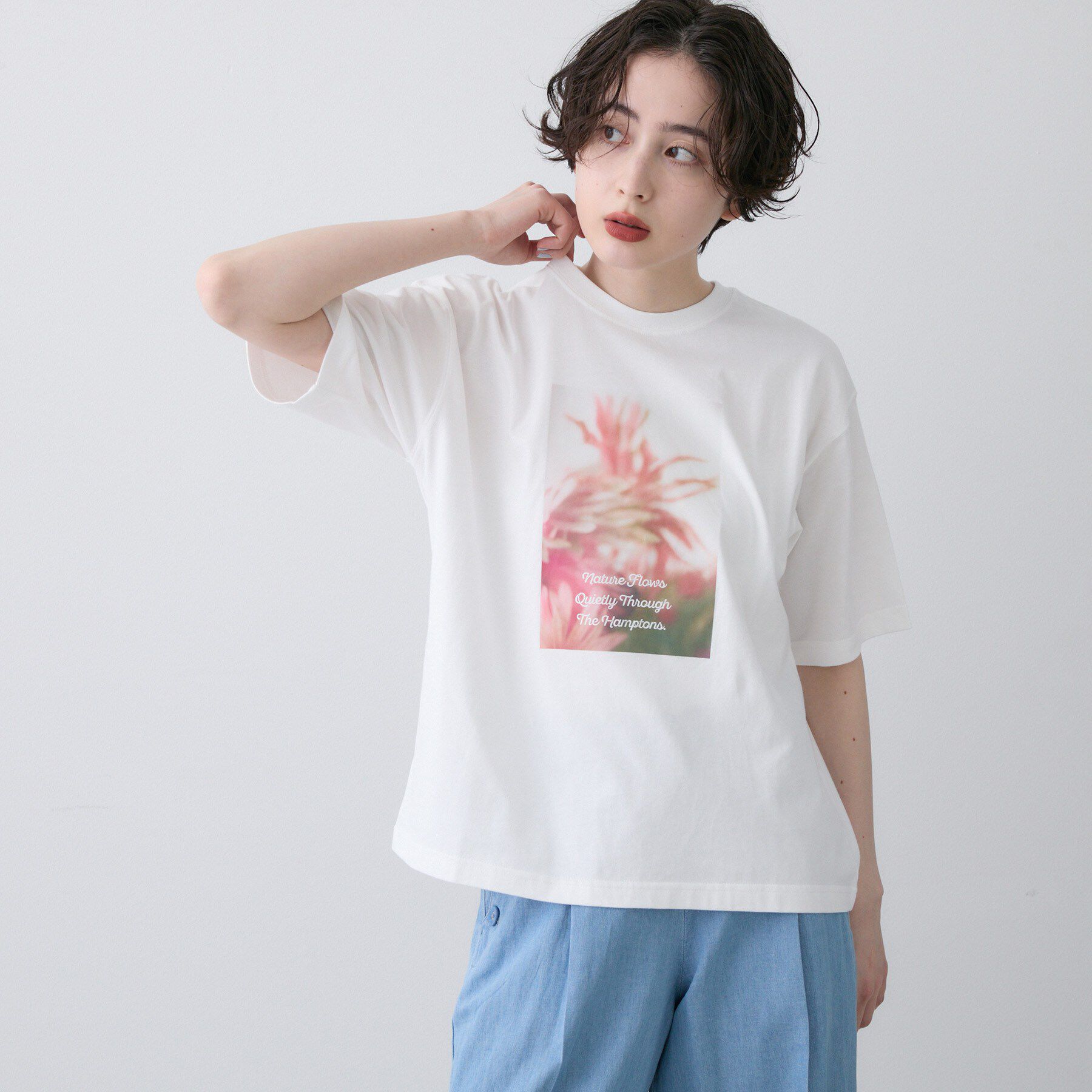 Dessin「【洗える】オーガニック天竺フォトTシャツ」|Tシャツ・カットソー|