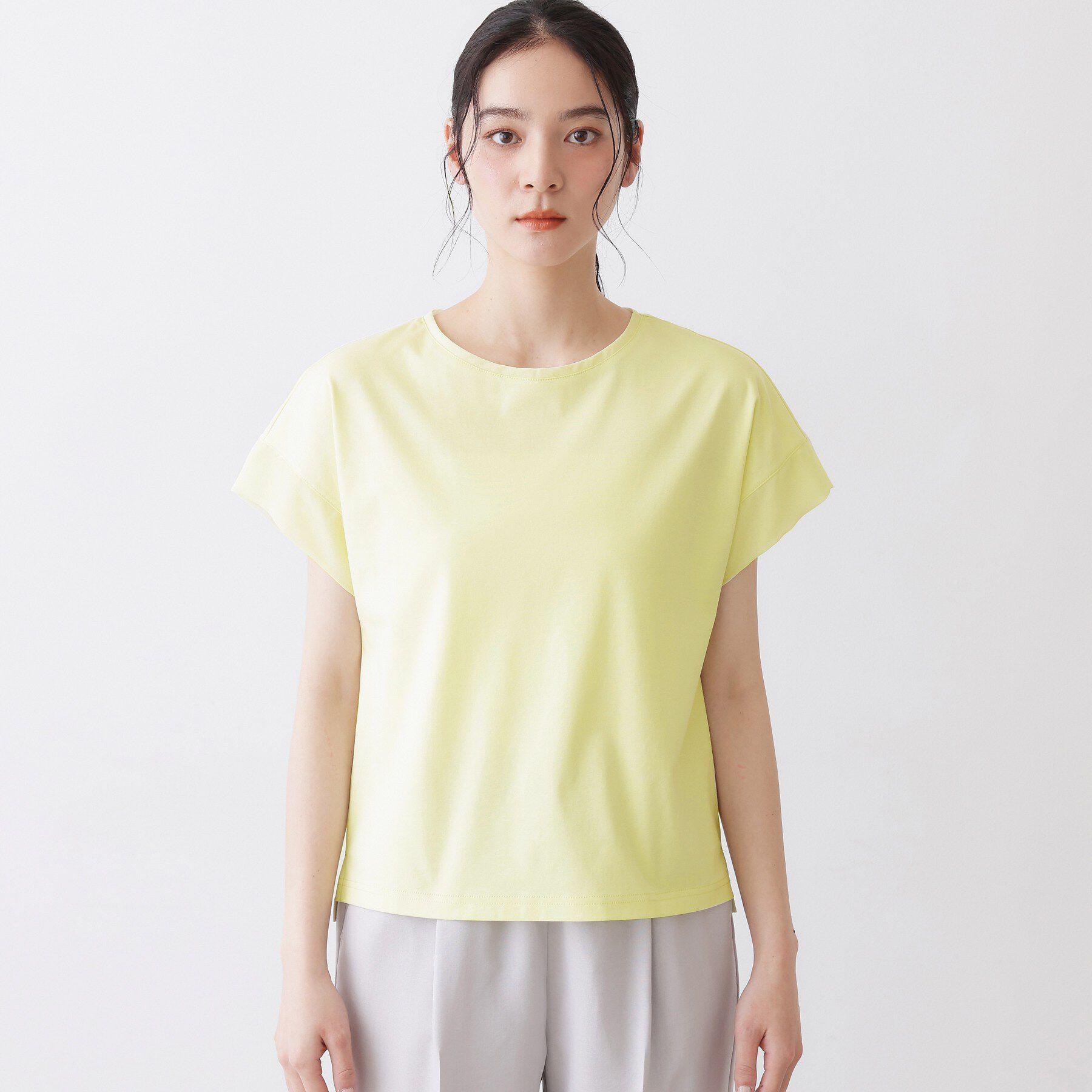 Dessin「【UVカット/接触冷感】美光沢カットソー」|Tシャツ・カットソー|