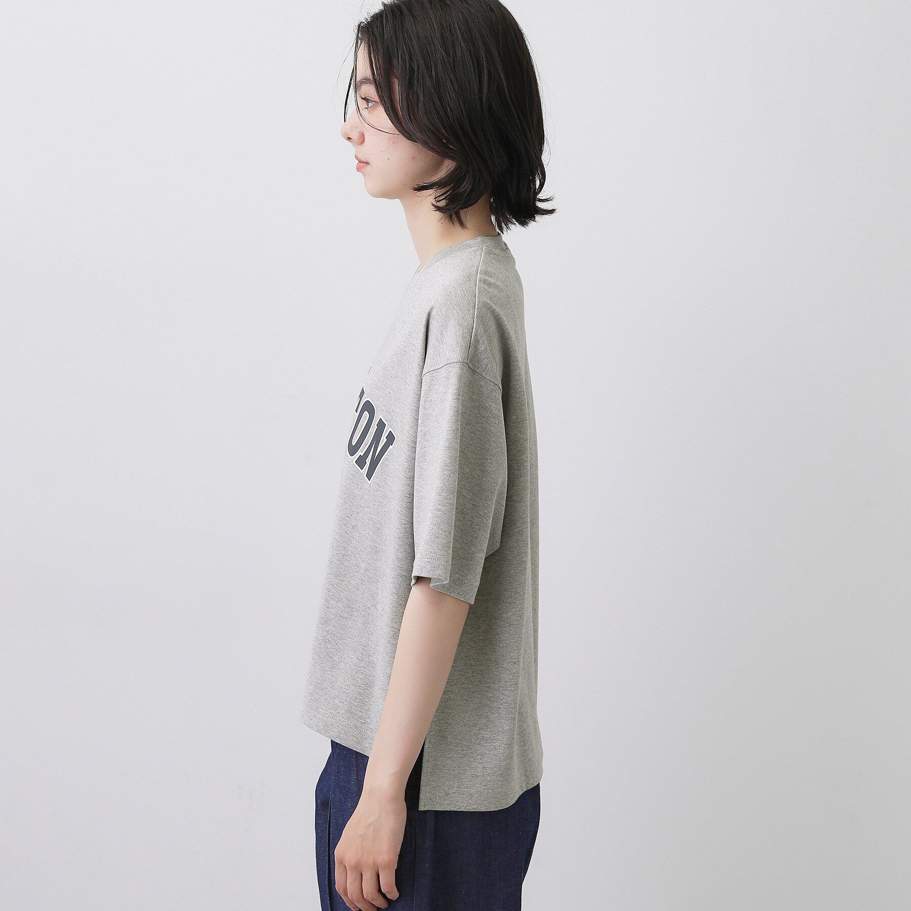 Dessin「【撥水加工】ロゴプリントTシャツ」|Tシャツ・カットソー|