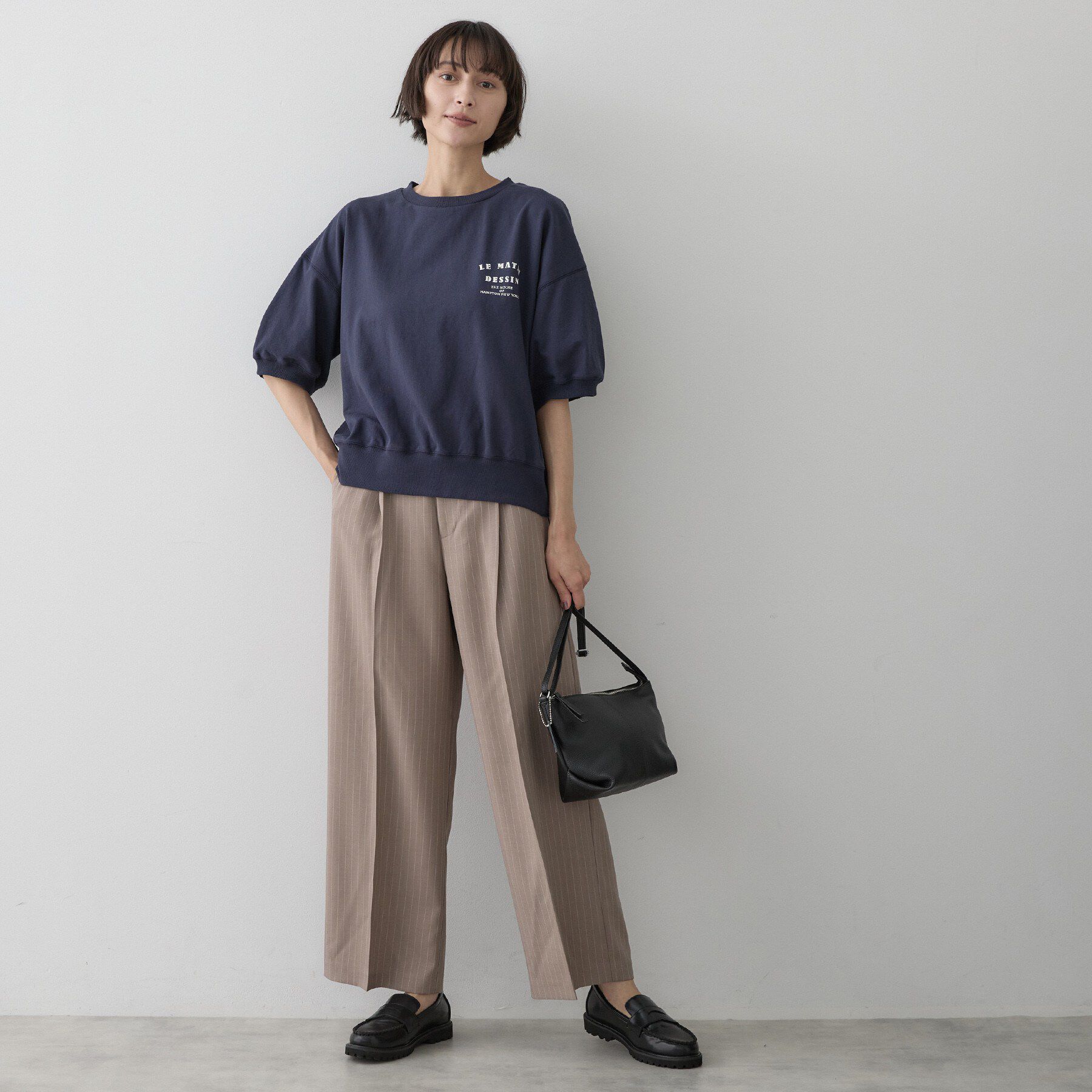 Dessin「ハーフスリーブロゴプルオーバー」|Tシャツ・カットソー|