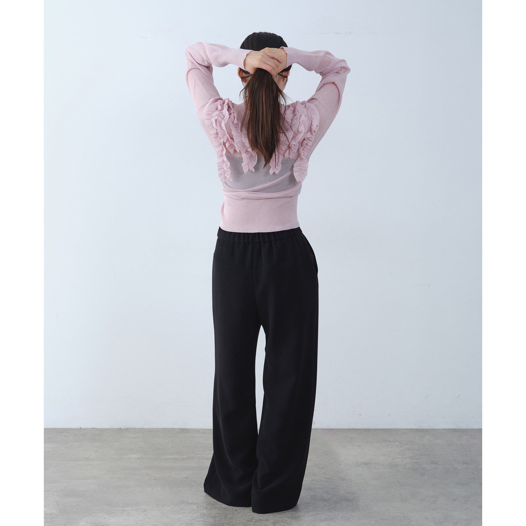 CODE A「3way frill cardigan」|カーディガン|