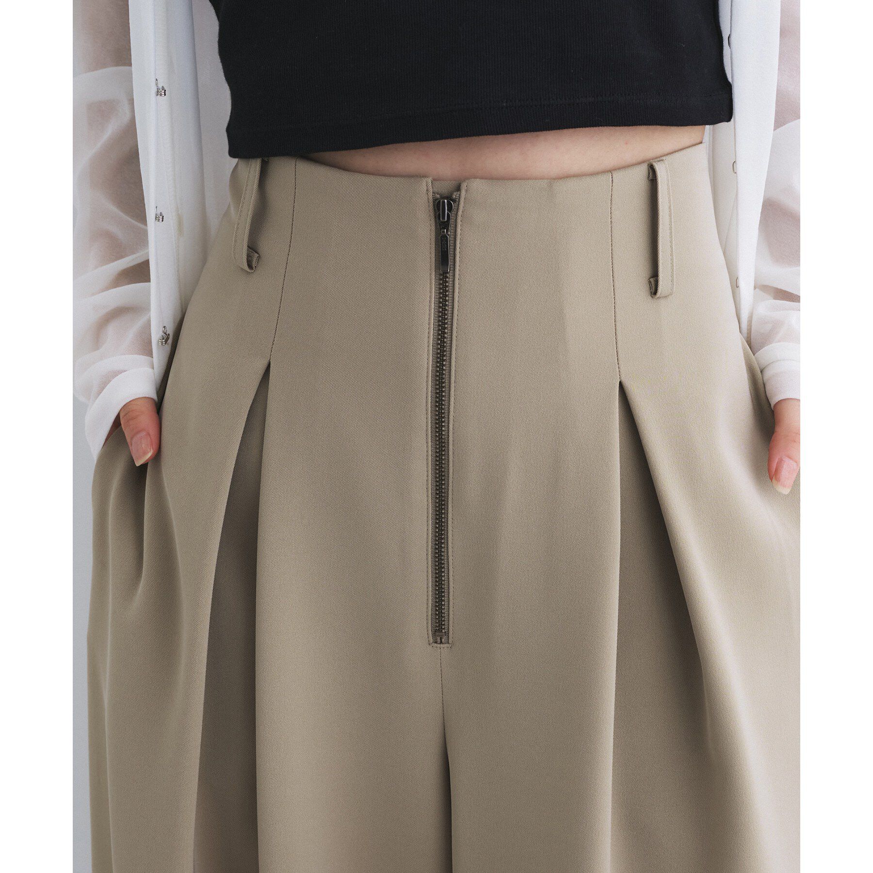 CODE A「zip wide pants」|その他|
