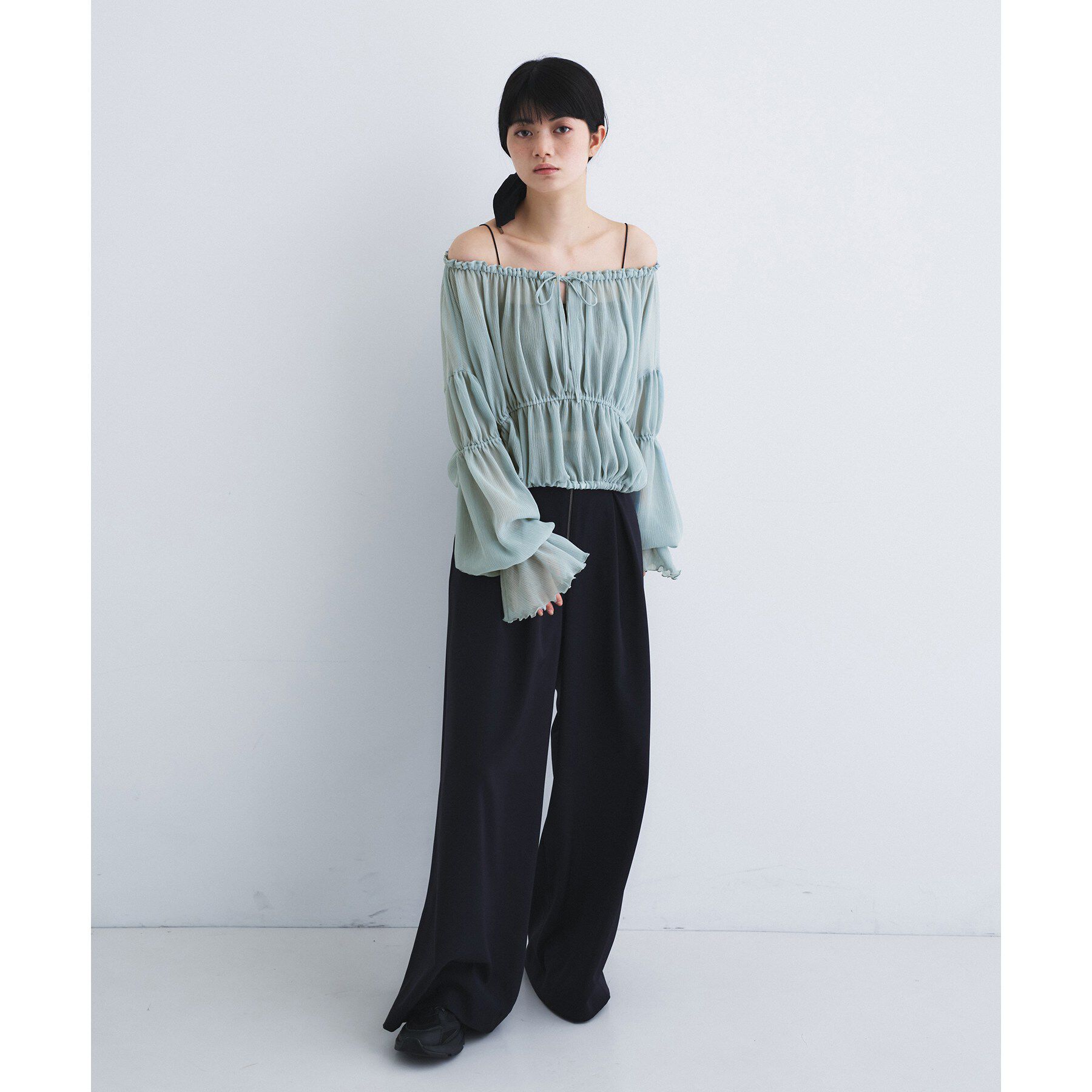 CODE A「zip wide pants」|その他|