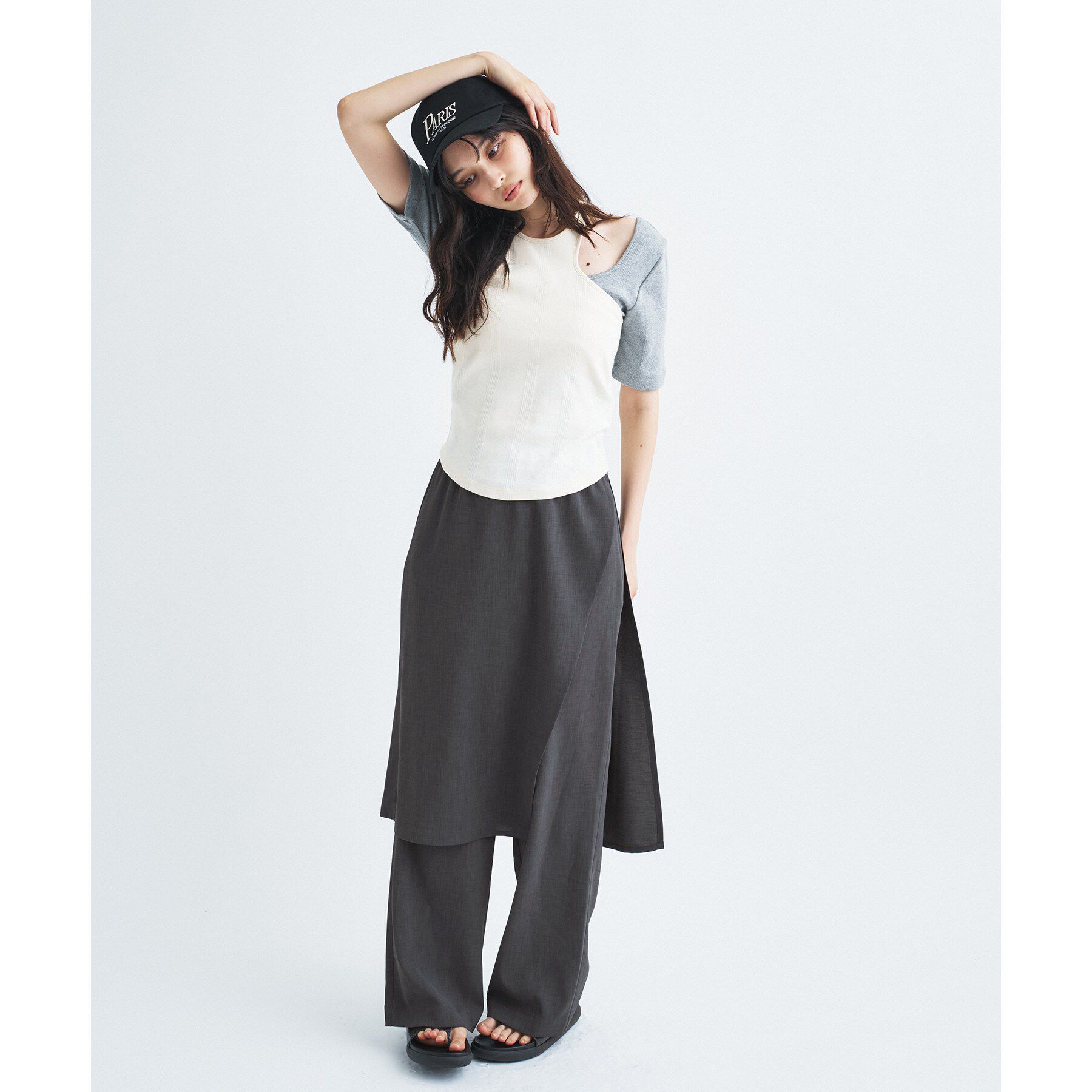 CODE A「PROTAGONISTA｜layered trousers」|その他|