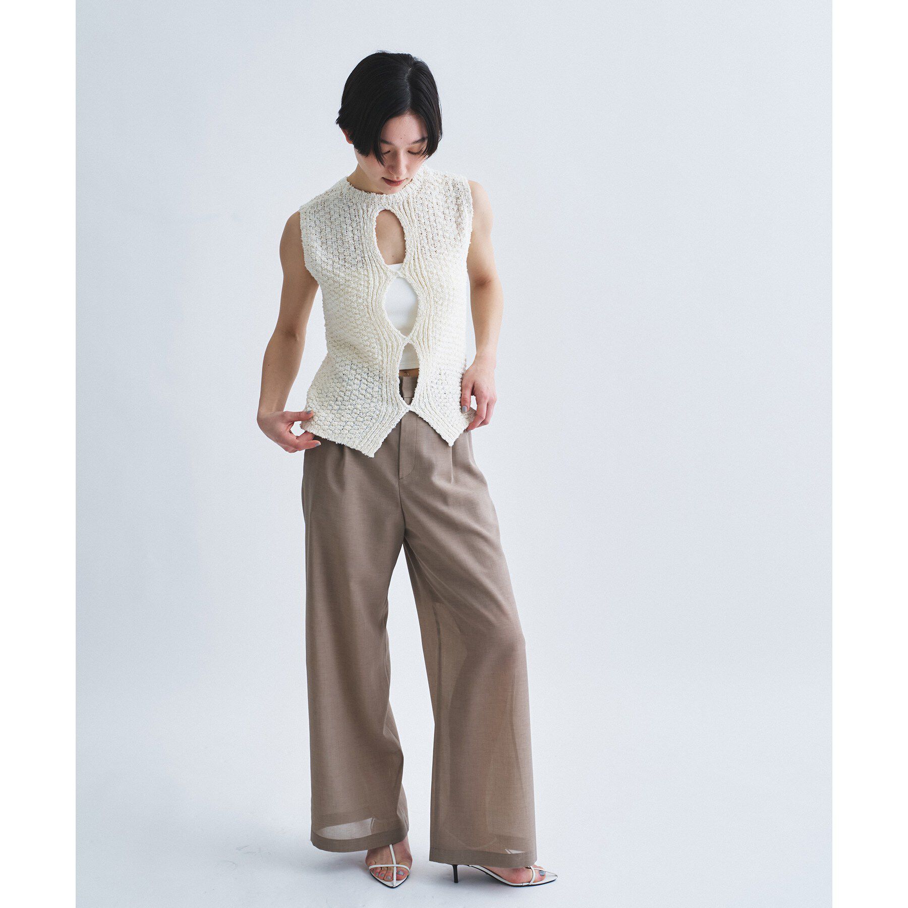 CODE A「sheer code easy pants」|その他|