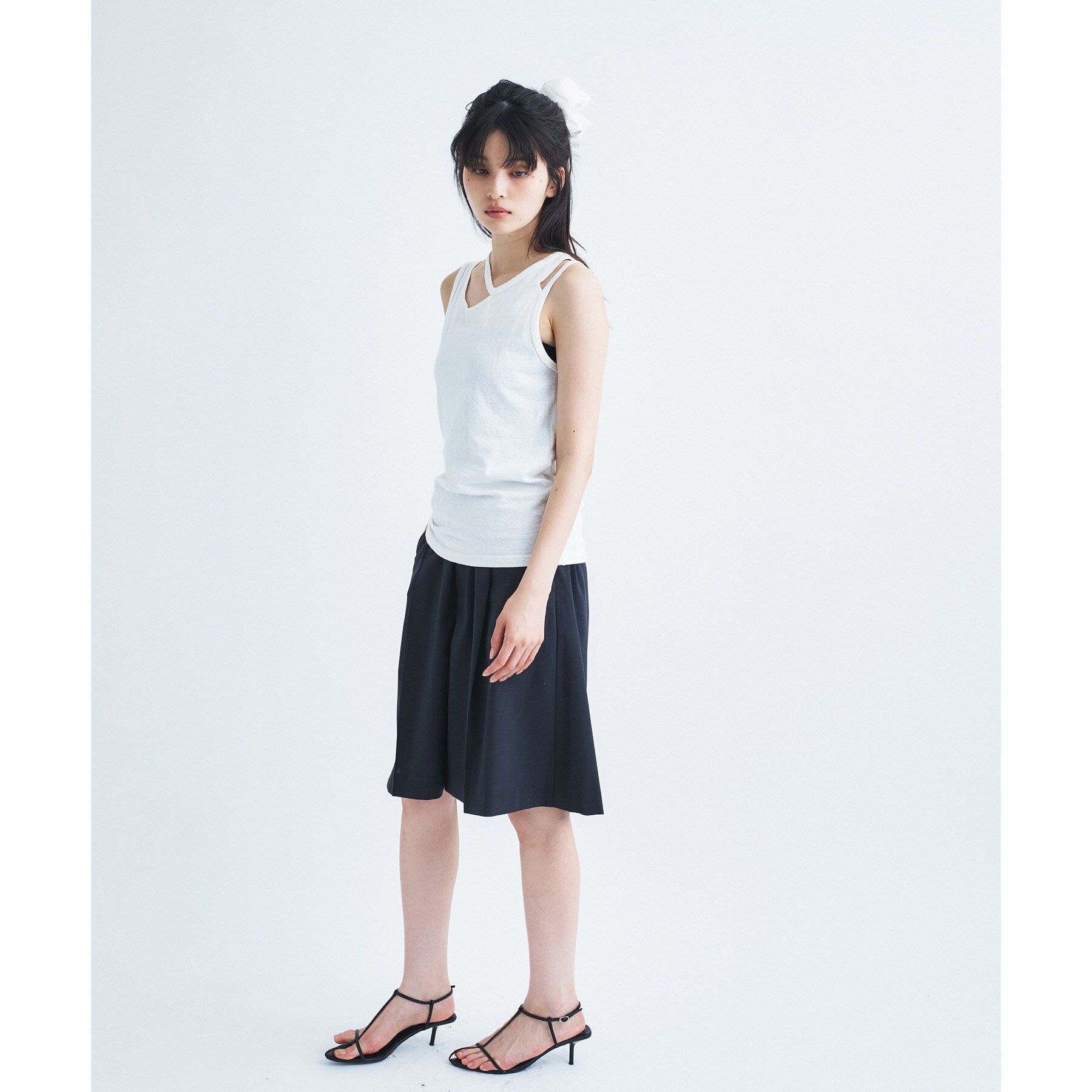 CODE A「IRONING｜cut out tank top」|キャミソール|