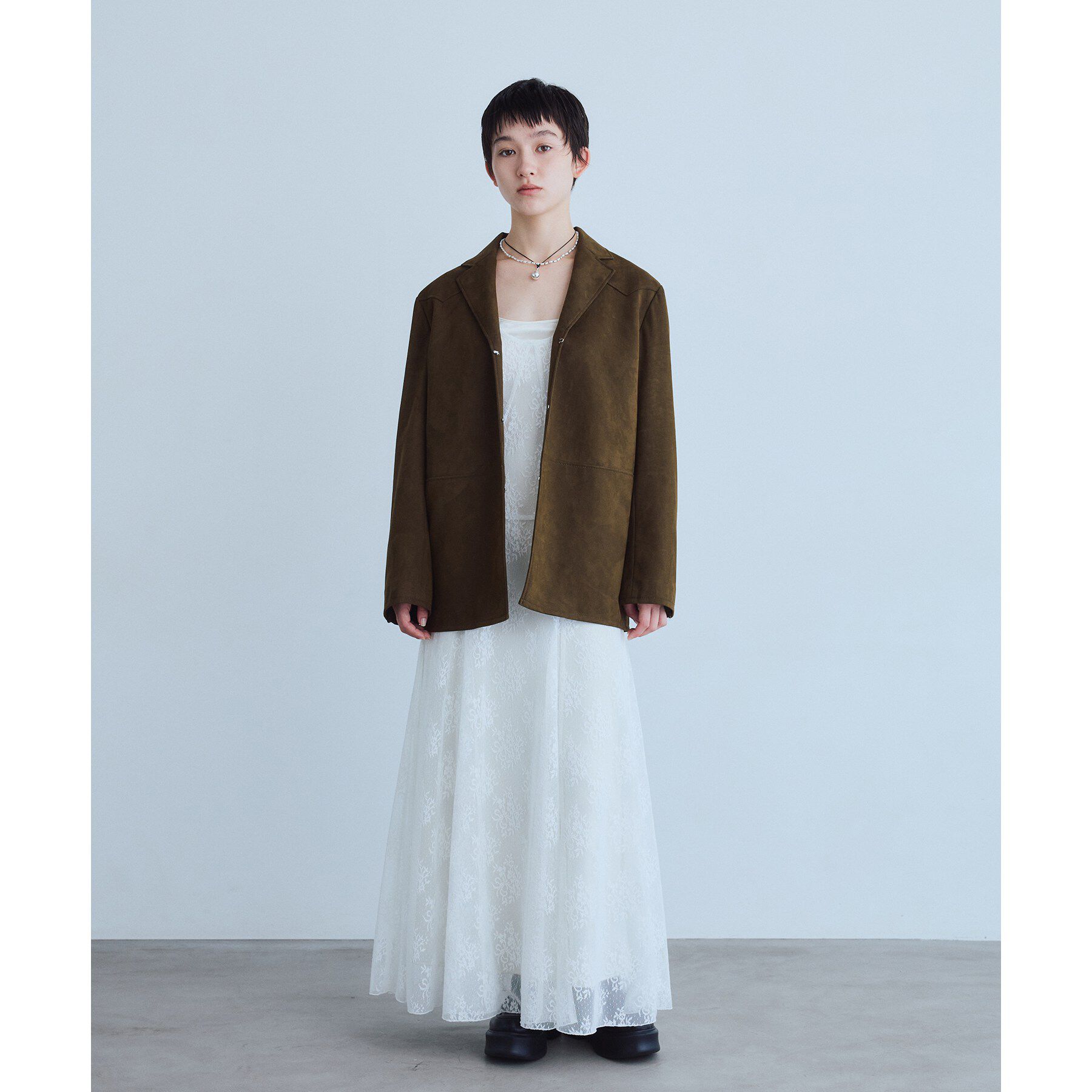 CODE A「soft suede－like jacket」|テーラードジャケット|