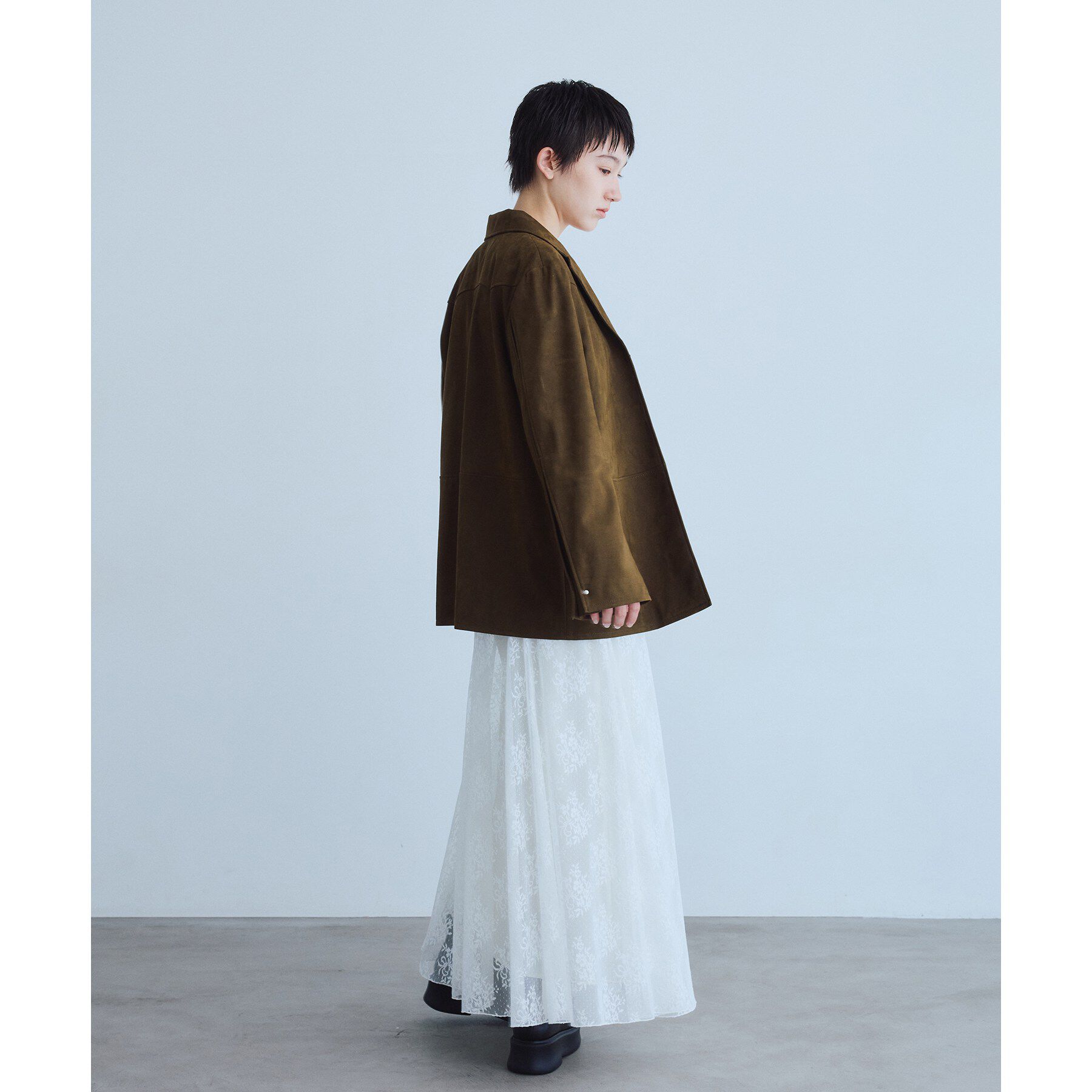 CODE A「soft suede－like jacket」|テーラードジャケット|