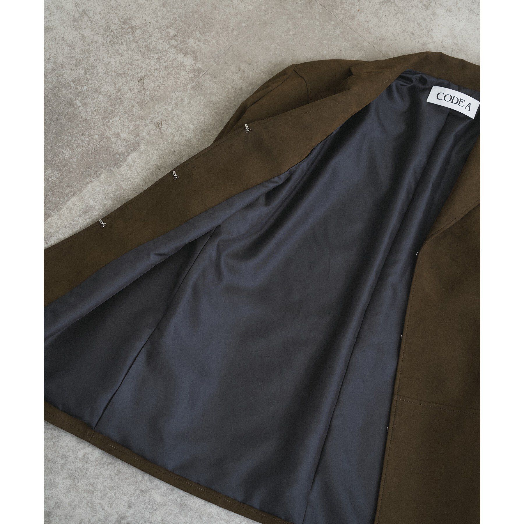 CODE A「soft suede－like jacket」|テーラードジャケット|
