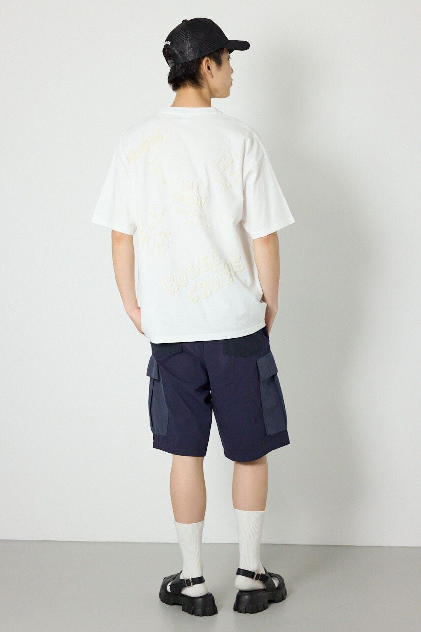 RODEO CROWNS「クレヨンタッチ同色発泡プリントTシャツ」|Tシャツ・カットソー|