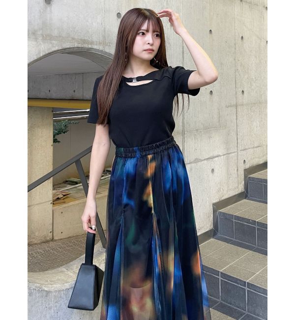 MURUA「シェイドフラワーチュールスカート」|スカート|