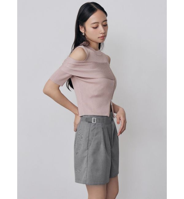 MURUA「サイドベルトショートパンツ【セットアップ着用可】」|その他|