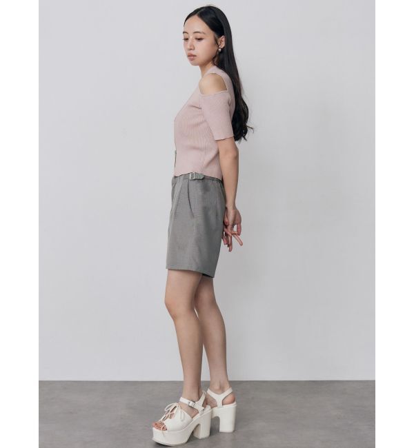 MURUA「サイドベルトショートパンツ【セットアップ着用可】」|その他|