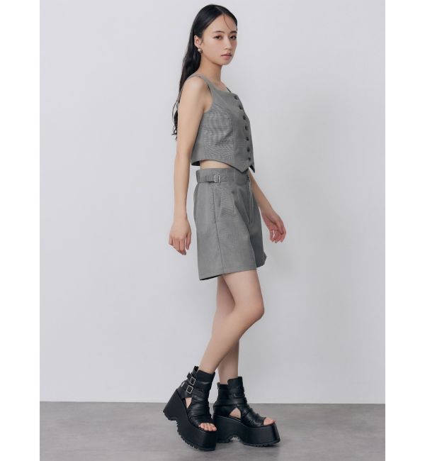 MURUA「サイドベルトショートパンツ【セットアップ着用可】」|その他|