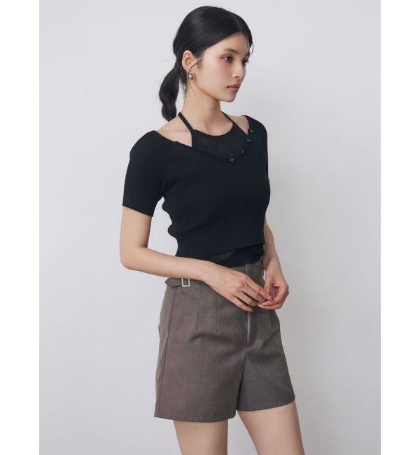 MURUA「サイドベルトショートパンツ【セットアップ着用可】」|その他|