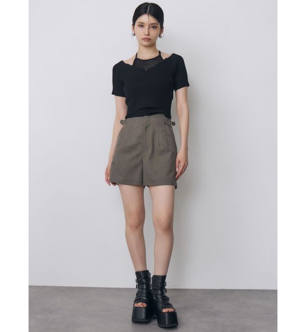 MURUA「サイドベルトショートパンツ【セットアップ着用可】」|その他|