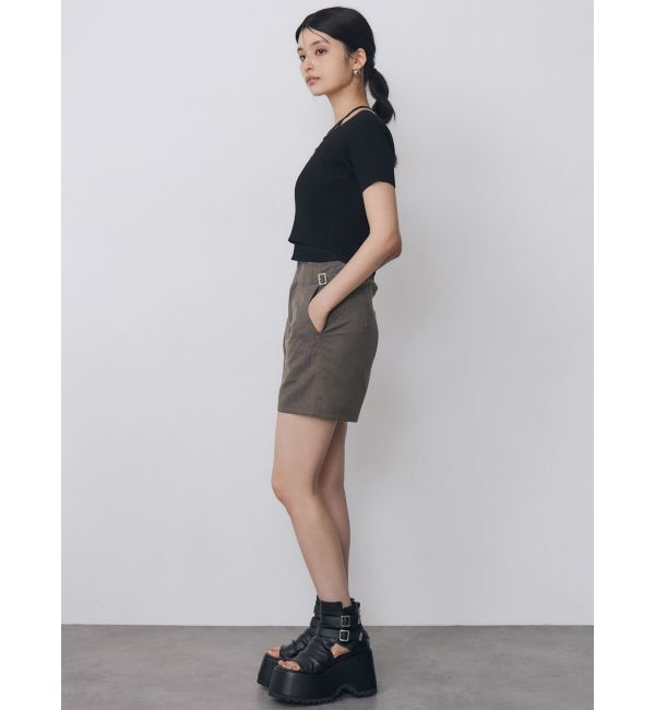 MURUA「サイドベルトショートパンツ【セットアップ着用可】」|その他|
