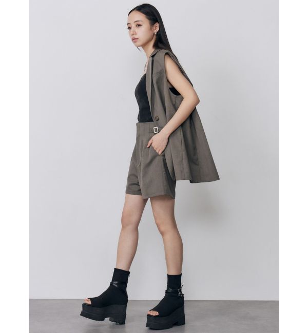 MURUA「サイドベルトショートパンツ【セットアップ着用可】」|その他|