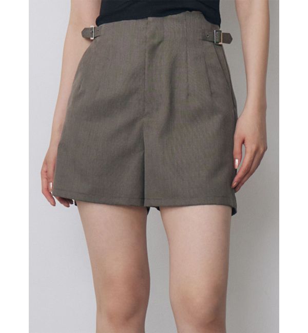 MURUA「サイドベルトショートパンツ【セットアップ着用可】」|その他|モカ
