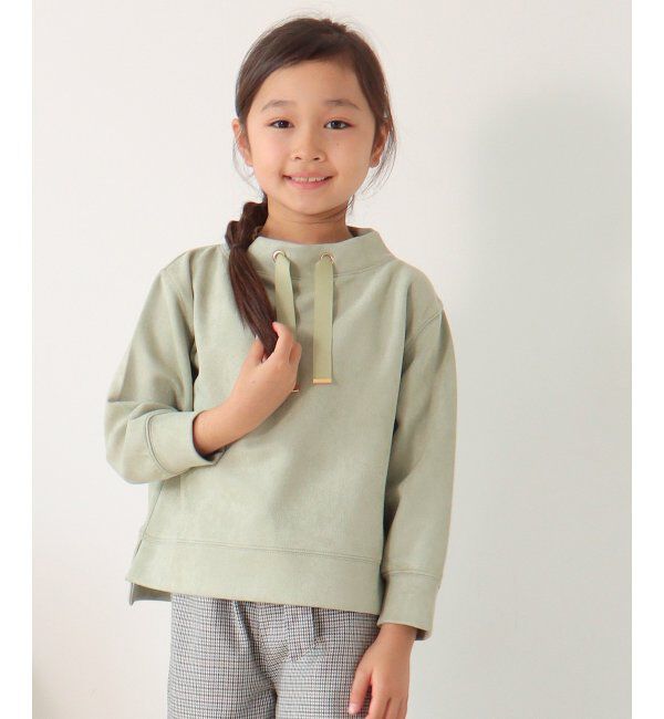 ikka kids「【親子おそろい】カットスウェードスピンドルプルオーバー（120~160cm）」|Tシャツ・カットソー|