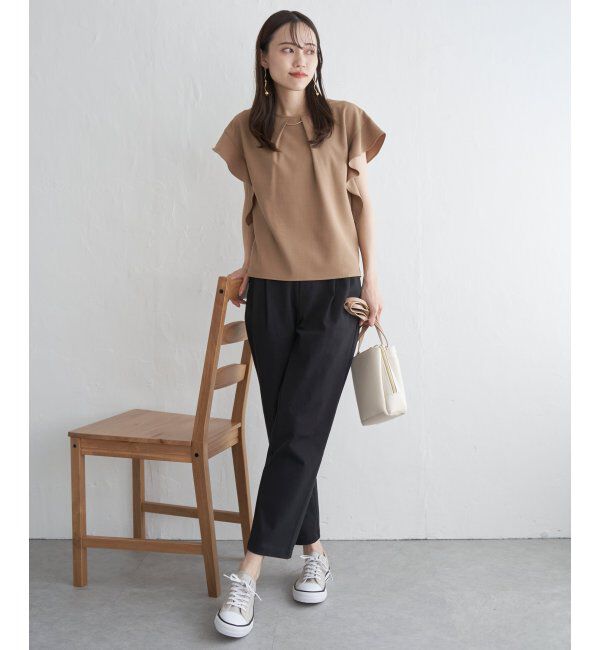 ikka「GOKU楽ストレッチテーパードパンツ」|その他|