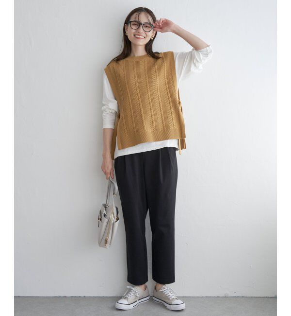 ikka「GOKU楽ストレッチテーパードパンツ」|その他|