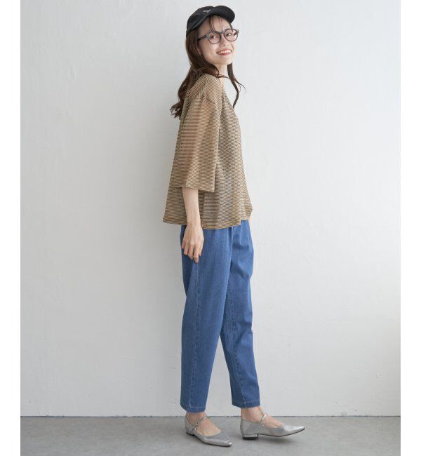 ikka「GOKU楽ストレッチテーパードパンツ」|その他|