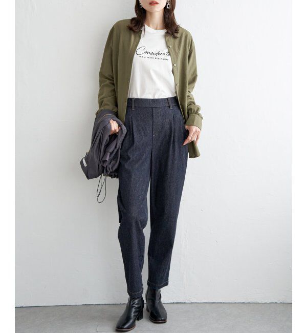 ikka「GOKU楽ストレッチテーパードパンツ」|その他|