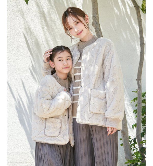 ikka kids「【親子コーデ】2WAYキルトファージャケット（110~160cm）」|その他|