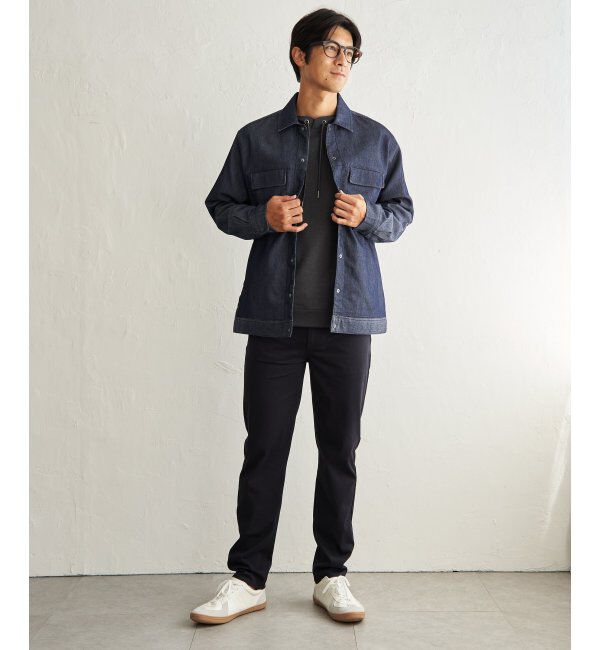 ikka「メッシュデニムシャウター」|シャツ・ブラウス|