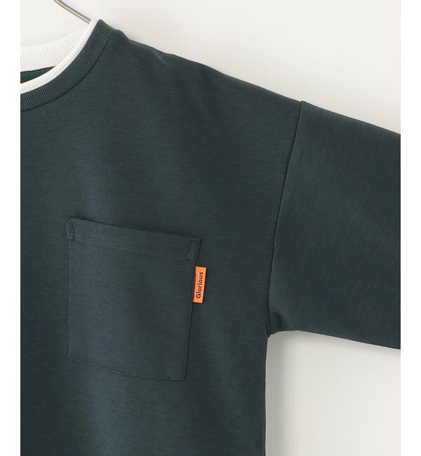 ikka kids「ダンボールポケット付レイヤープルオーバー（120~160cm）」|Tシャツ・カットソー|