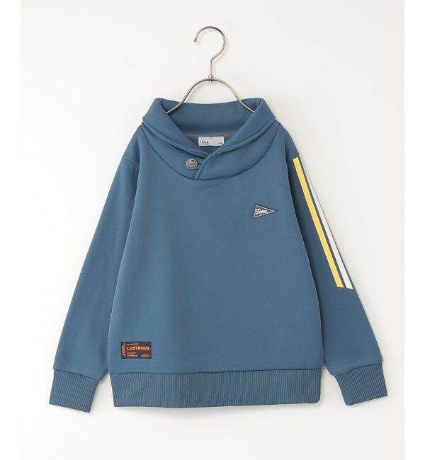 ikka kids「裏起毛コンチョショール襟トレーナー（120~160cm）」|Tシャツ・カットソー|