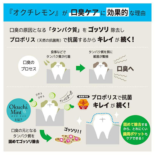  「オクチシリーズ オクチミント ミント (5個パック（11ml&times;25本）)」|オーラルケア|